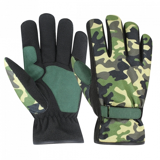 Camo Fleece and Synthetic Leather